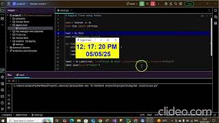 Build a Digital Clock using Python GUI | Python Tkinter Tutorial | PyCharm