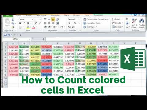 How to Count Colored Cells in Excel?  How to Count Colored Cells Google Sheets?