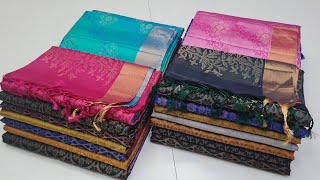 Trendy Pure Soft Silk Sarees Online Shopping || Embossed Sarees || Sarees Manufacturer In Coimbatore