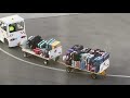 baggage cart at calgary airport