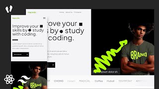 Responsive Hero Section + Smooth Marquee | ReactJS & TailwindCSS Tutorial