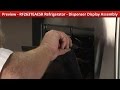 Samsung Refrigerator - Buttons Not Working - Dispenser Display Assembly Repair and Diagnostic