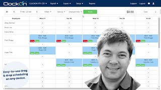 Rostering & Scheduling Software for Australian Businesses | ClockOn