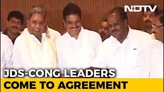 Congress, JDS To Fight 2019 Lok Sabha Polls Together, Announce Karnataka Cabinet Deal
