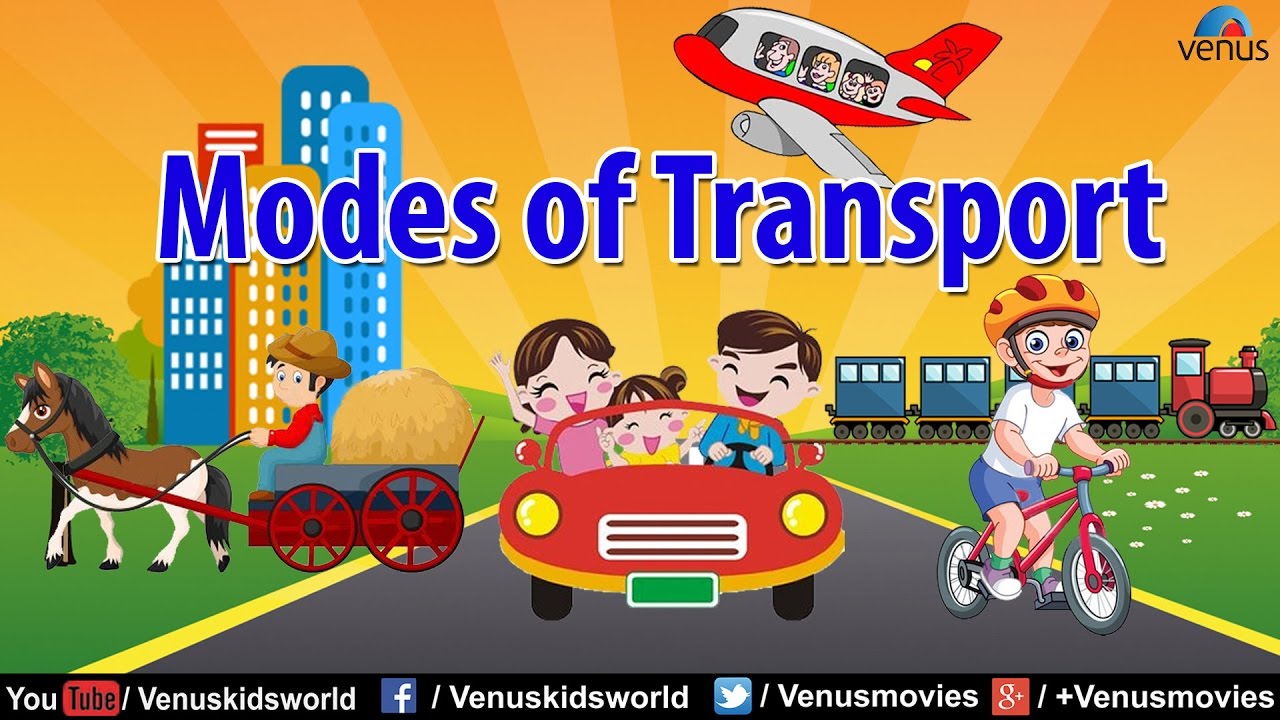 Modes Of Transport For Kids | Learn About Transport Vehicles | - YouTube