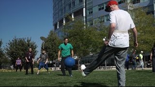 Our Rehab Patients Love Playing Kickball!