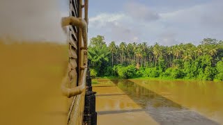 NILAMBUR To SHORANUR Full Train Journey Compilation By NIL SRR Passenger // Stereo Track Sounds