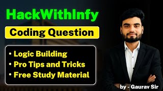 Infosys HackWithInfy Coding Question Solution 2025 | Step-by-Step Explanation
