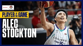 Alec Stockton BOOSTS Converge with 27 PTS against Meralco | PBA Season 49 Governors' Cup