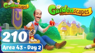 Gardenscapes - Part 210 - Area 43 - Day 2 - Gameplay