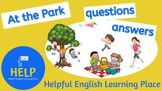 ESL Activities at the Park - Present Simple Questions and Answers