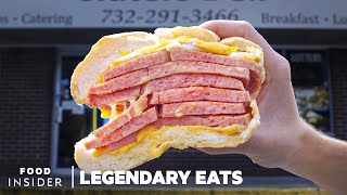 The Pork Roll (Or Taylor Ham), Egg, And Cheese | Legendary Eats