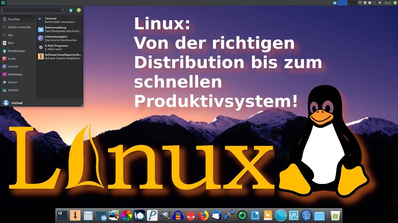 Linux Von Der Richtigen Distribution Bis Zum Schnellen Produktivsystem