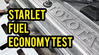 Fuel Economy Test #2 EP91 Toyota Starlet