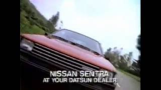 Nissan Sentra ad from 1983