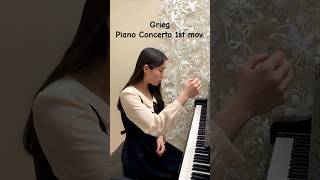 Grieg Piano Concerto a-moll Op.16 1st mov. グリーグ ピアノ協奏曲 Op.16 第1楽章 #shorts #piano