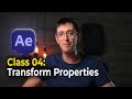 Beginner Animation Tutorial in After Effects | Class 04: Transform Properties