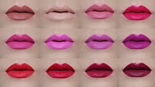 AVON True Color Perfectly Matte Lipsticks | Lip Swatches | Delia Ahmed