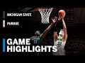 Extended Highlights: Michigan State at Purdue | Big Ten Basketball