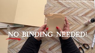 😳 You’re Making Journals the Hard Way — Try This Folder Trick!