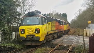 56090 70807 020X Derby - Crewe at Blythe Bridge  24.2.2020