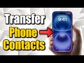 How to Transfer Contacts from Android Phone to iPhone using Google Account (Best Method)