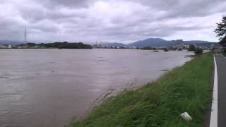 台風１８号による大雨の影響・京都市伏見区の様子【2013.9.16】013