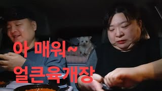 복부인   ♡아 매워~얼큰육개장 먹방♡mukbang