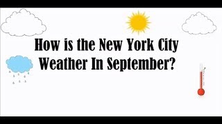 September Weather in New York City