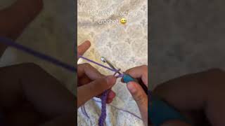 POV: your learning crochet #crochet