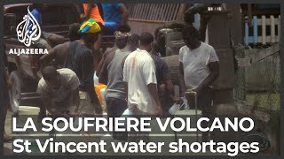 St Vincent warns of water shortages as volcano eruptions continue