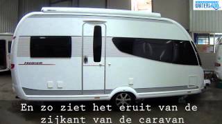 Hobby Premium Caravan met Level systeem van EP-Hydraulics by CARAVAN CENTRUM WATERLAND