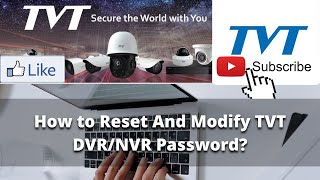 How To Reset Default Resolution On TVT DVR-NVR?