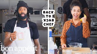 DeAndre Jordan Tries to Keep Up with a Professional Chef | Back-to-Back Chef | B
