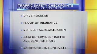 Drive sober or get pulled over: Traffic safety checkpoints in Huntsville