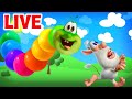 Booba - BOOBA VS HUNGRY WORM 😤 🪱 LIVE 🔴 Kedoo Toons TV - Funny Animations for Kids