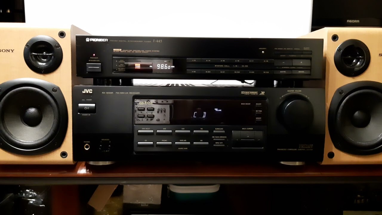 JVC RX 5000R Pioneer F 445 Sony SS CCP1 Part 1 - YouTube