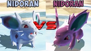 Pokemon battle revolution - Nidoran♀ vs Nidoran♂