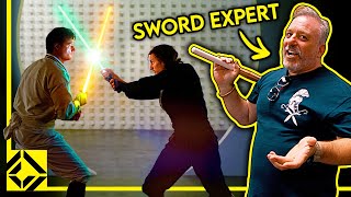 We Asked a Sword Expert to Make a Realistic Lightsaber Fight