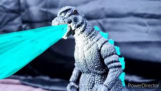 godzilla 1984 roar/ atomic breath/ tanystropheus attack test.