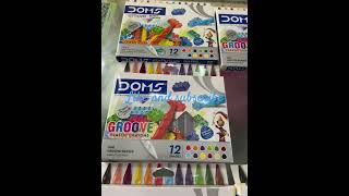 Doms plastic Crayons, color, Doms Groove Plastic Color, Doms Color, #doms #groove #groovecolor