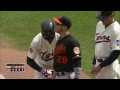 bal@min mauer brings home dozier with base hit