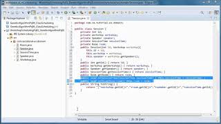 workshops/conference scheduling (01) + genetic algorithms (08) - JAVA Prototype Project