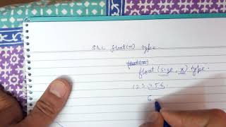 sql float type