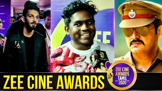 Yuvan About Thala Ajith's Valimai | Anirudh, Sherin & More Celebs at Zee Cine Awards 2020