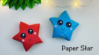 How To Make Easy Paper Christmas Star For Kids / Nursery Craft Ideas / Paper Craft Easy/ KIDS crafts