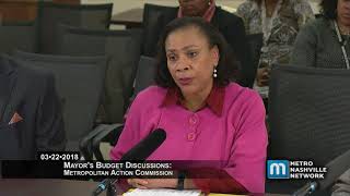 03/22/18 Mayor's Budget Discussions: Metropolitan Action Commission