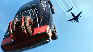 Car Skydiving | Fast \u0026 Furious 7 | CLIP