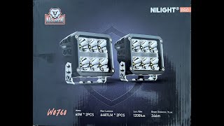 Nilight Pro~Nixmen 4” 60W LED Pod Light with DRL