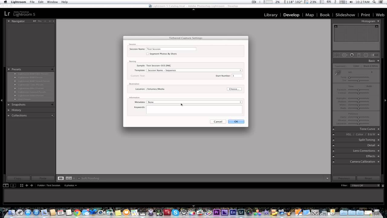 Tethering DSLR To Lightroom 5 - YouTube